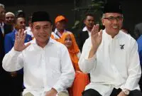 Beri Selamat Gubernur Aceh Terpilih Presiden Jokowi Mampir di Aceh