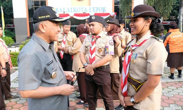 Idris Bangga Pramuka Depok Pimpin Upacara Raimuna Nasional