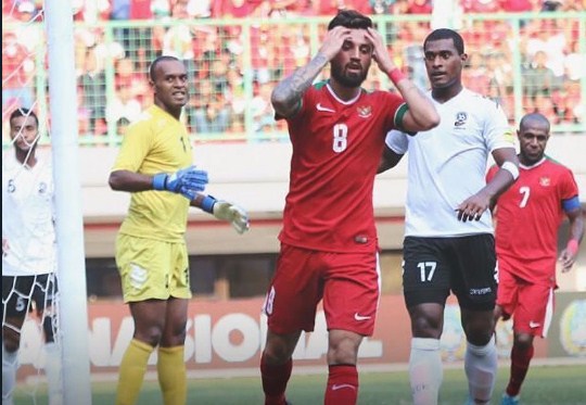 Indonesia Ditahan Fiji Tanpa Gol di Bekasi