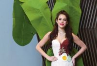 Wow, Miss Universe Malaysia Pakai Gaun Nasi Lemak, Ada Telur Ceploknya!