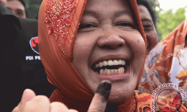 Risma Ajak Warga Surabaya Pilih Gus Ipul-Puti