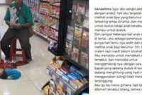 Dinsos DKI Telusuri Balita Terbaring Lemas di Minimarket