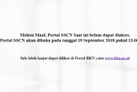 Portal SSCN.BKN.GO.ID Belum Bisa Diakses