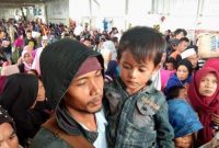 Warga Pulau Sebuku Lampung Selatan Kembali Dievakuasi