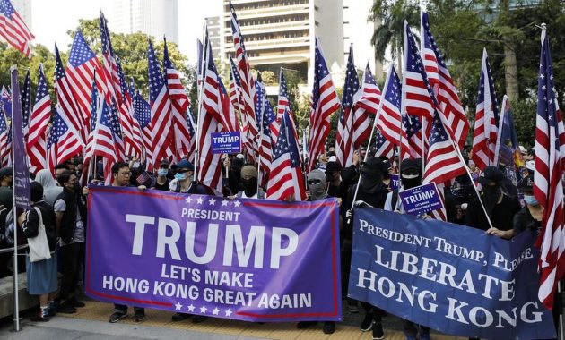 UU Demokrasi Hong Kong Disahkan, Pengunjuk Rasa Terima Kasih Pada Donald Trump