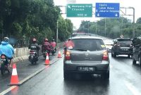 Hindari Banjir, Polisi Izinkan Motor Masuk Tol Bintara-Tanjung Priok