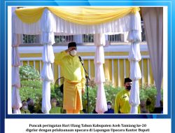 HUT Tamiang Ke-20, Gubernur Aceh Jadi Inspektur Upacara