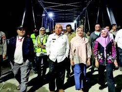 Bupati Berau Tinjau Beberapa Fasilitas Publik di Kampung Teluk Sumbang
