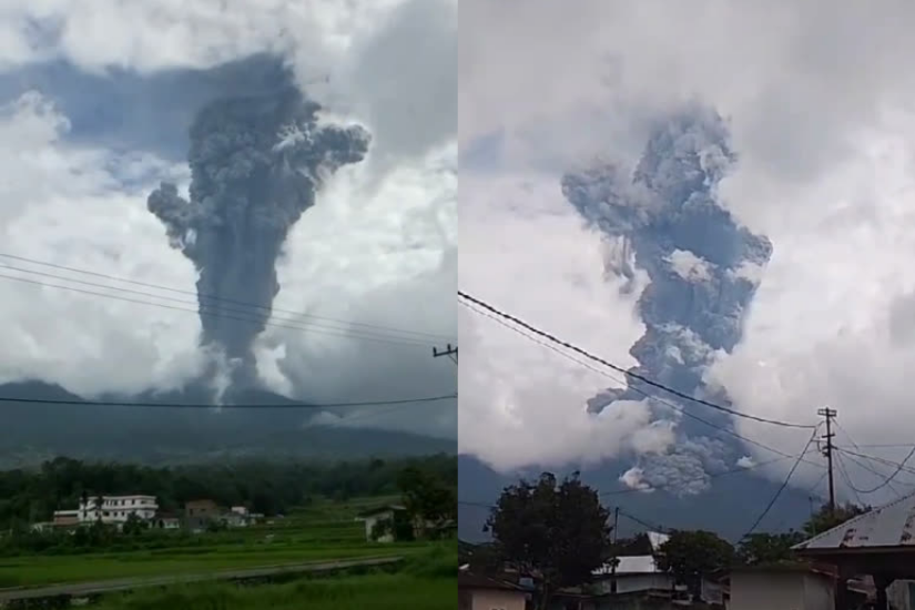 Gunung Marapi Erupsi